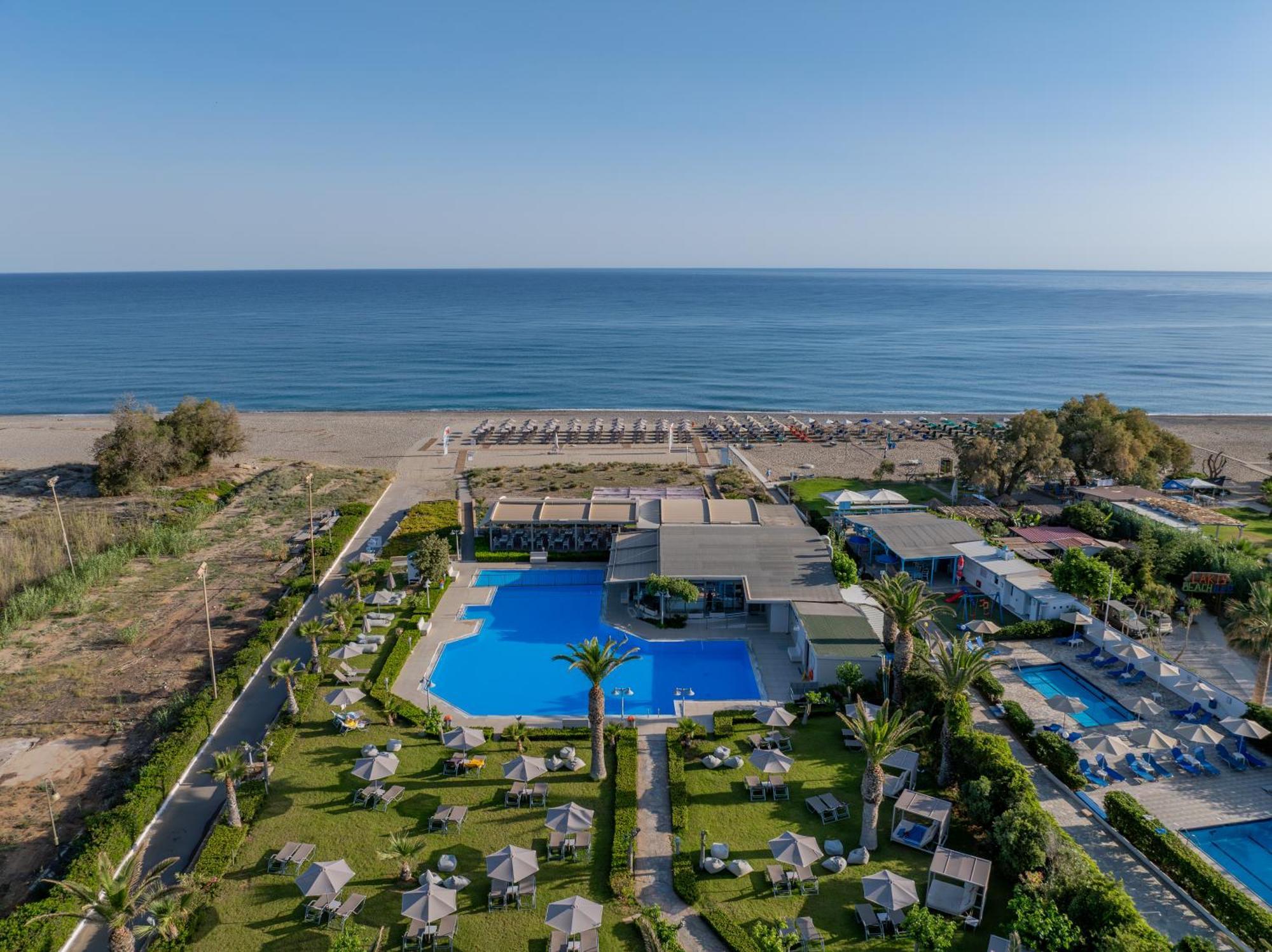 Marinos Beach Hotel Platanes  Exteriör bild